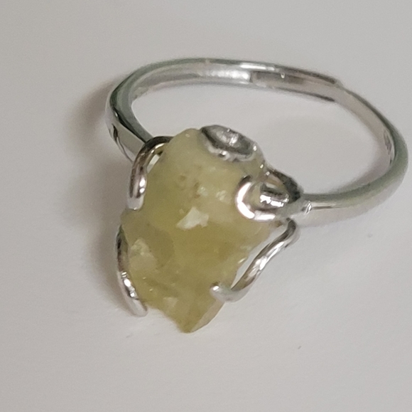 NATURAL POWERFUL HELIODOR STONE STERLING SILVER RING HANDMADE 925 - Picture 15 of 16